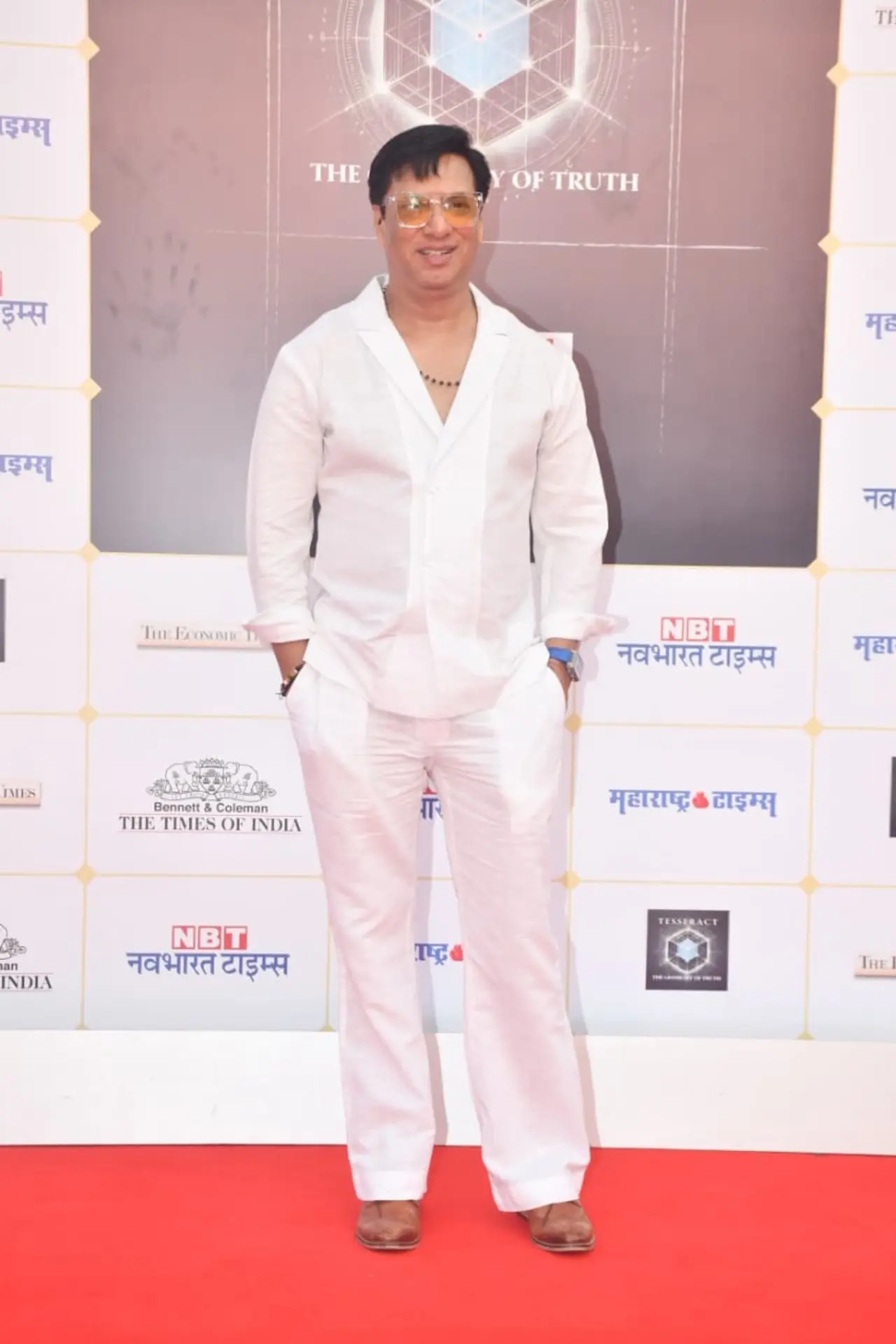Madhur Bhandarkar was spotted in the city looking crisp and elegant in an all-white ensemble. The filmmaker opted for a classic white shirt paired with matching pants.